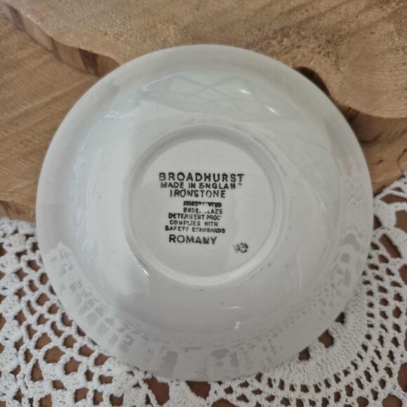 Vintage Broadhurst Kathie Winkle Small Dish & Bowl Set - Romany Pattern - Picture 2 of 10